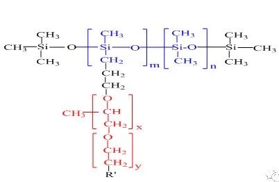 聚醚改性硅油结构式
